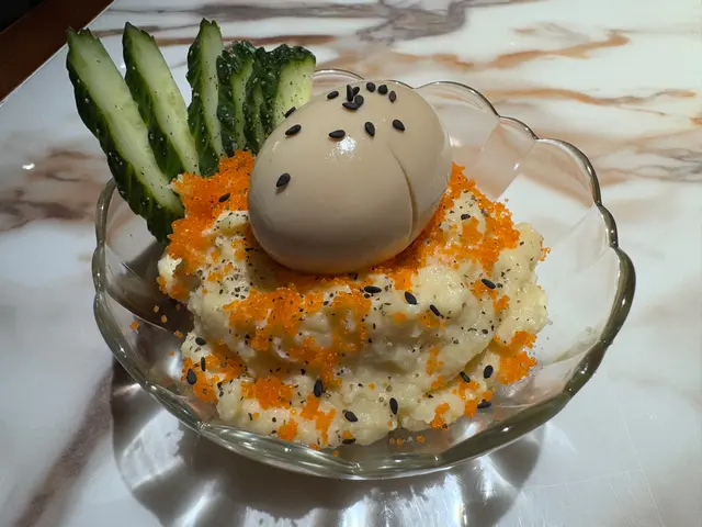 ✨流心蛋薯仔沙律✨ $68
這道流心蛋薯仔沙律不僅好吃,還超級好拍,流心蛋的樣子真是美到讓人心動!🥔🍳📸
Runny Egg and Potato Salad $68
This runny egg and potato salad is not only delicious but also super photogenic! That runny egg is a picture-perfect delight! 🥔🍳📸