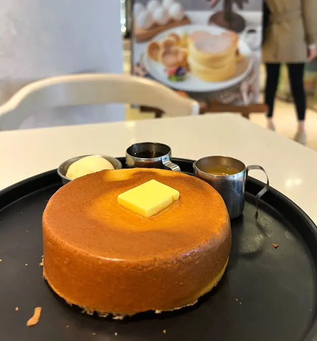 焗厚鬆餅. 