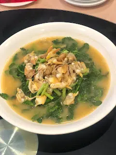 海花甲蝦湯浸豆胚