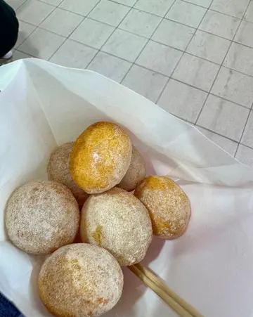 梅粉地瓜球