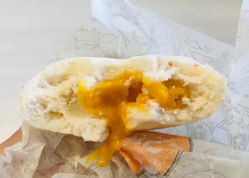 麻糬流心奶黃包