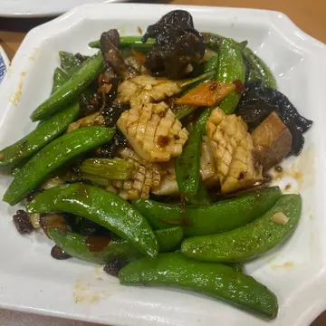 xo酱炒蜜糖豆云耳花枝