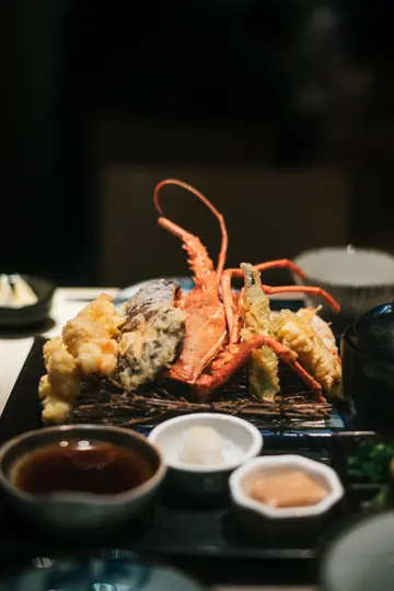 伊势海老天丼