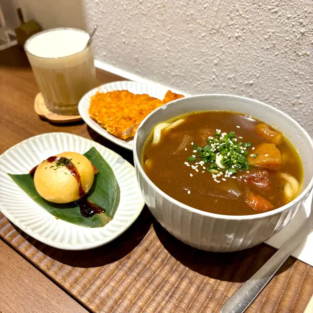 吉列豚肉咖喱烏龍麵