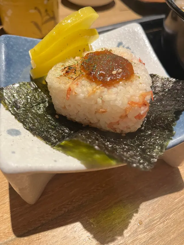 櫻花蝦柚子味噌燒飯團
