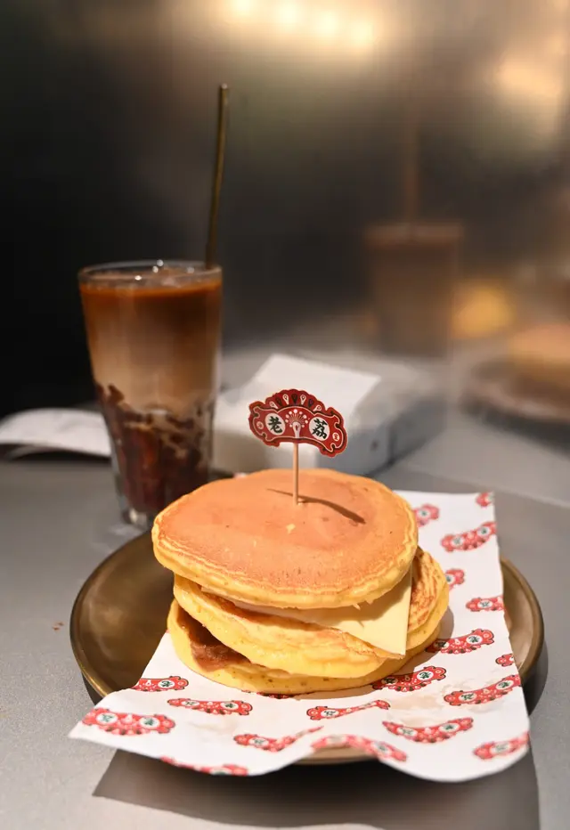 沙嗲牛肉芝士熱香餅