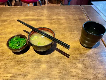 面豉汤&中华沙律