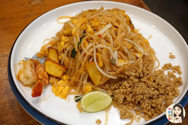 泰式鮮蝦炒金邊粉