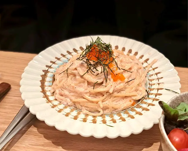 明太子蟹肉意粉