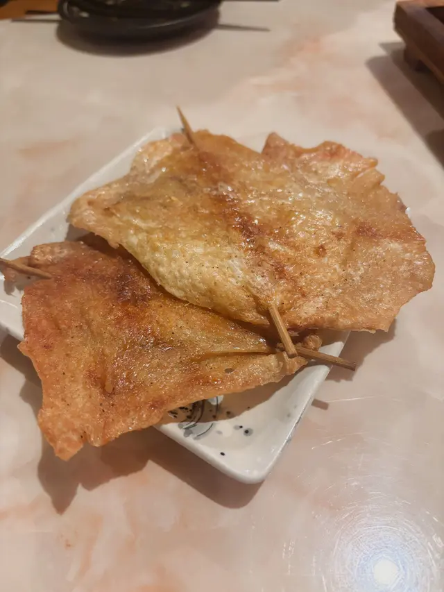 鹽燒原塊雞皮