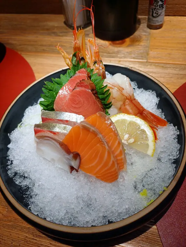 刺身盛合5點/腦天刺身2切