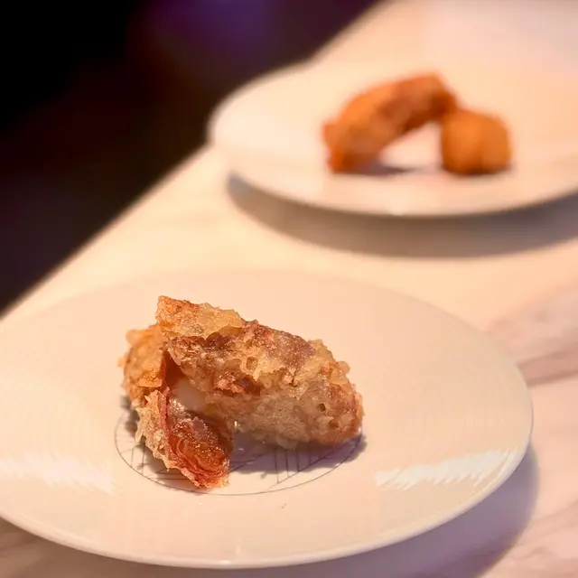 忌廉芝士火腿柿干天婦羅