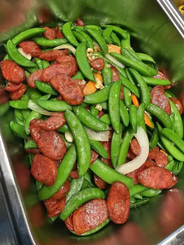 蜜糖豆炒泰式臘腸