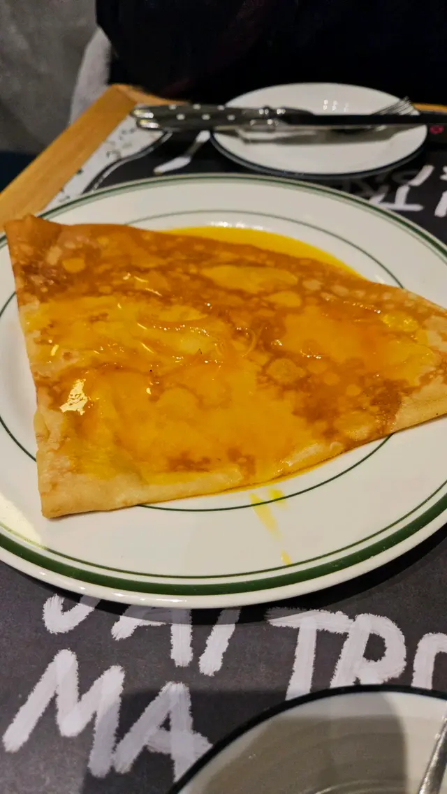火焰橙酒可麗餅