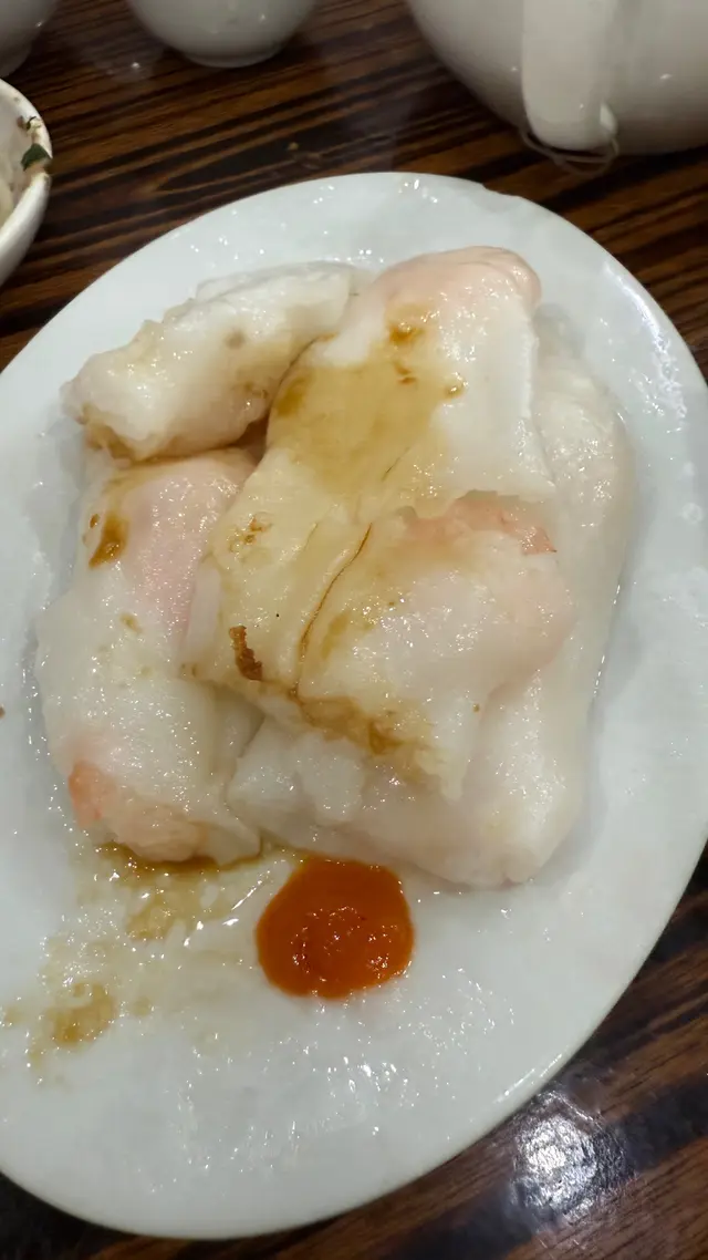 鮮蝦腸粉啲蝦腥加