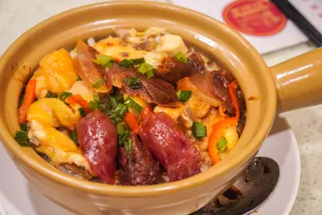 臘味滑雞飯