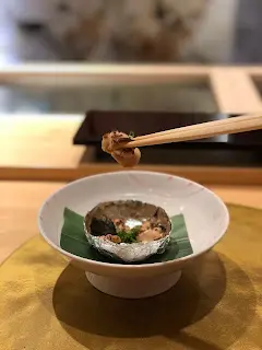 崑布醬油燒白子