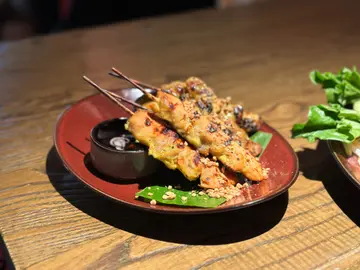 豬肉+雞肉串燒