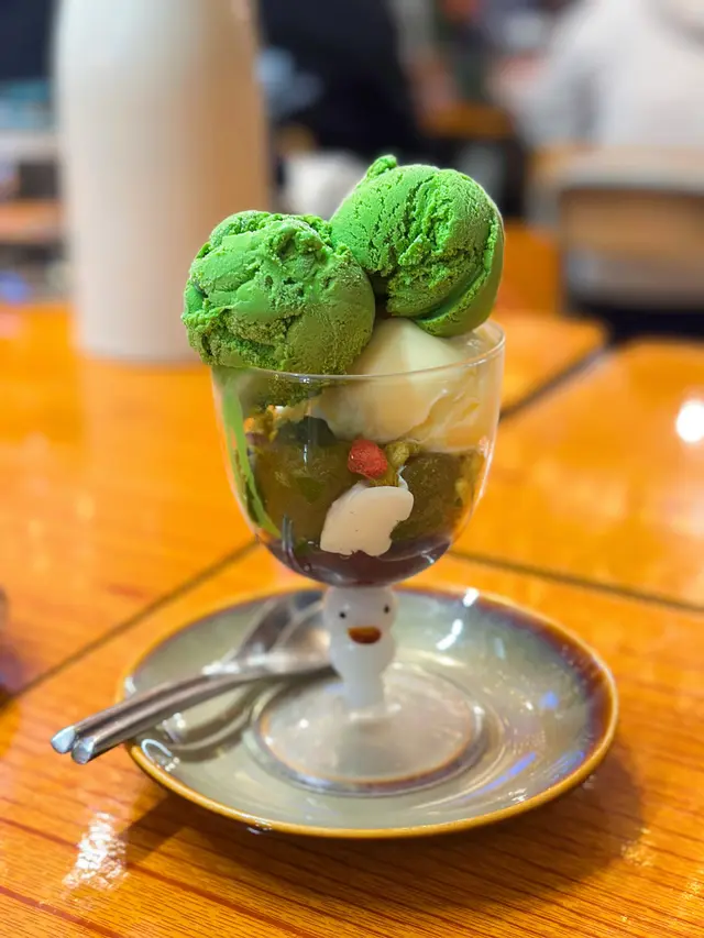 抹茶紅豆芭菲