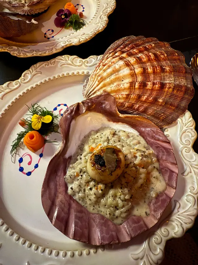 黑松露帶子薏米飯(10道-8th, 8道-6th)