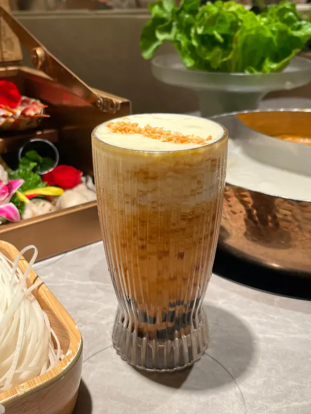 奶蓋手標啵啵奶茶