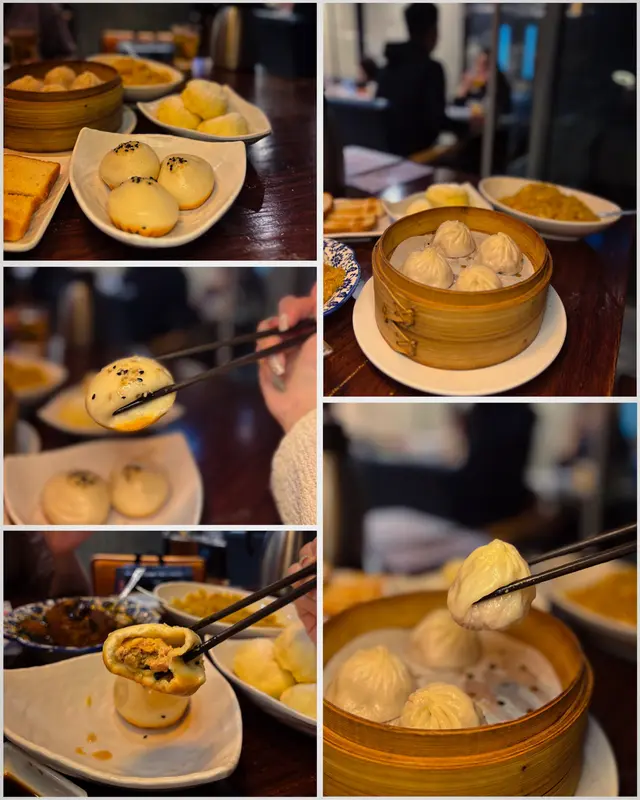 上海小籠包$46  婆婆生煎包$46