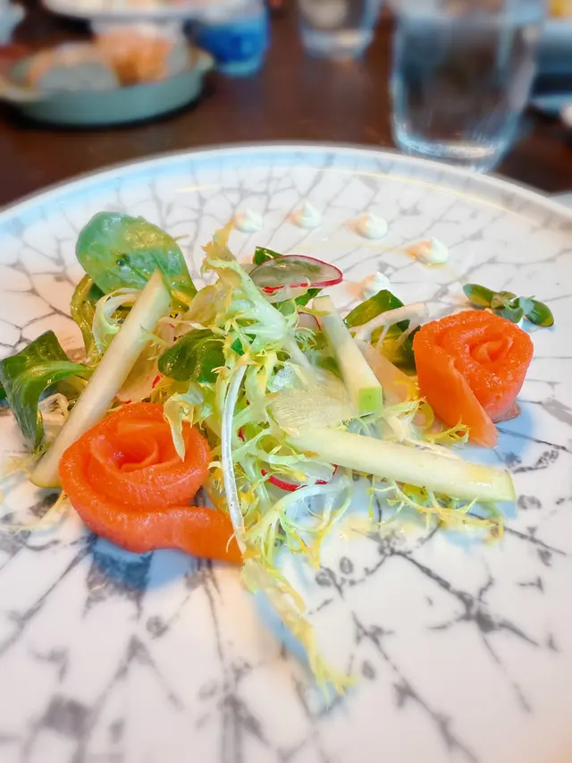 Smoked Ocean Trout | Apple Radish Salad | Mustard