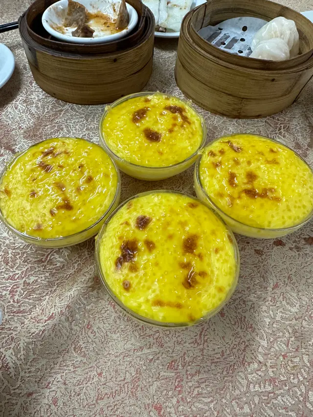 西米焗布甸