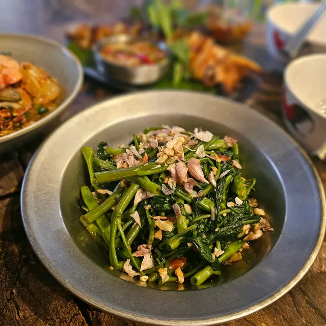 泰式飛天炒通菜