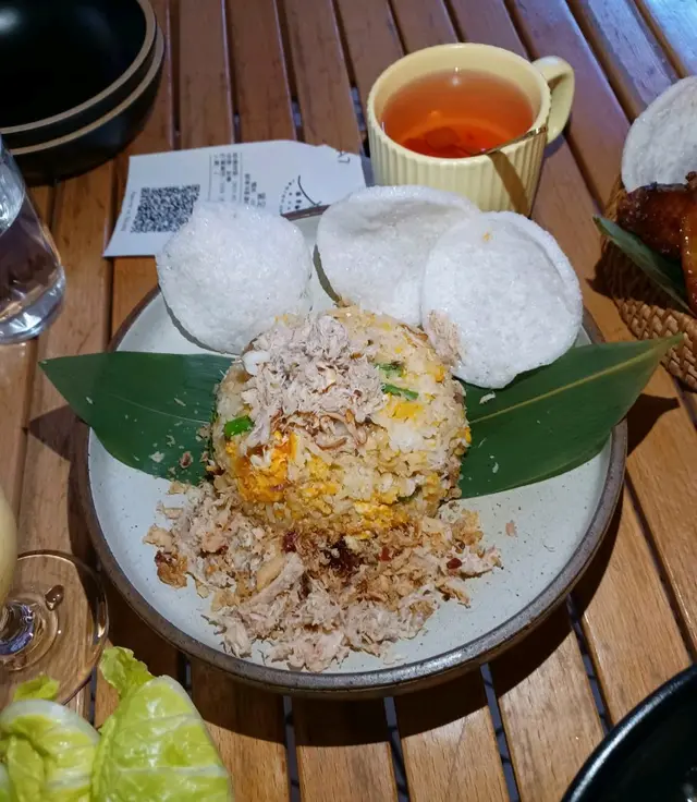 勁量蟹肉蘆筍炒飯