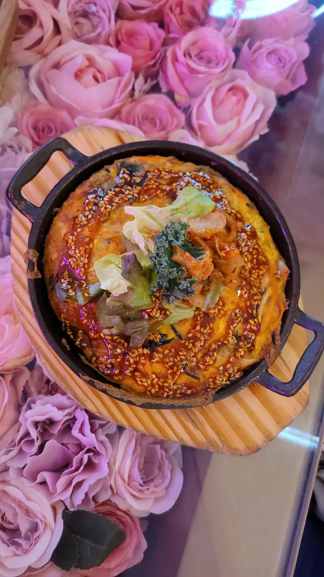 韓式素肉焗蛋餅