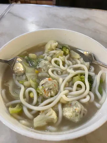 蔬菜素丸乌冬