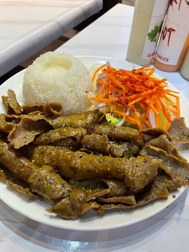 Beef  kebab  rice  ✌🏿