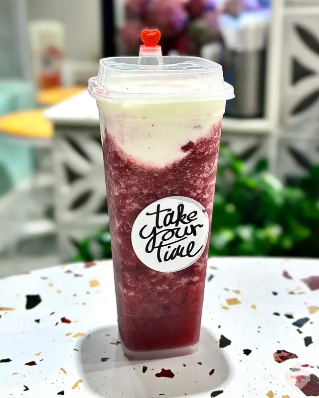 雜莓優格蓋茶