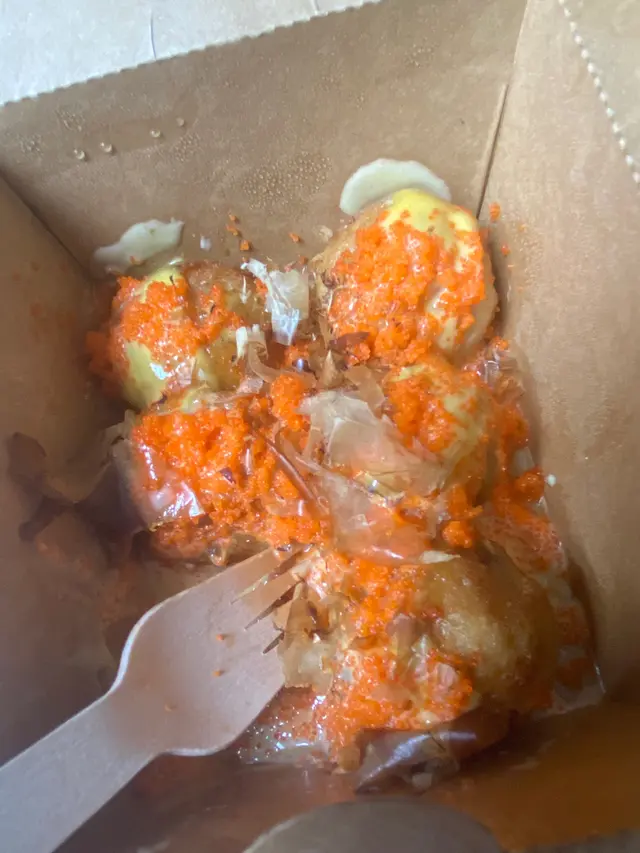 蟹籽蜜糖芥茉醬章魚小丸子