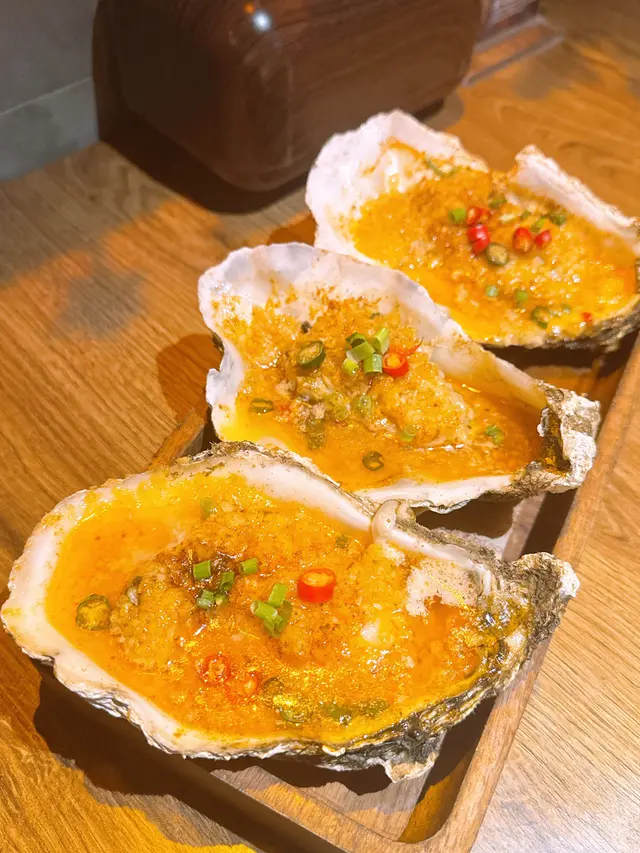 蒜香烤生蠔