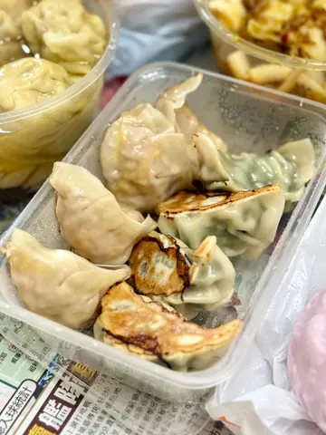韭菜鮮肉煎餃、粟米雞肉煎餃