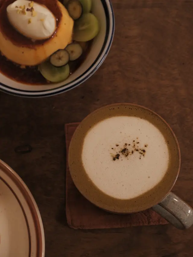 熱燕麥奶焙茶