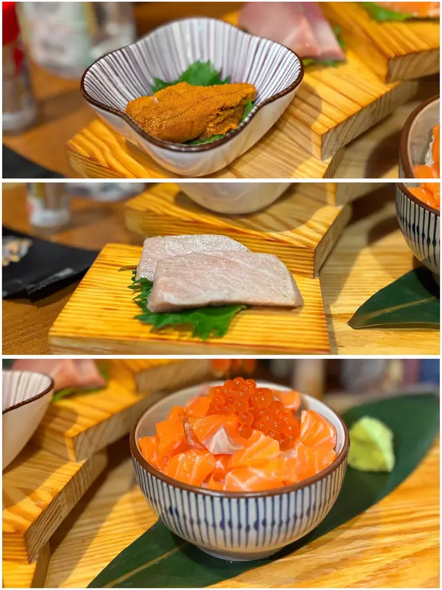 大拖羅 加拿大海膽 三文魚丼