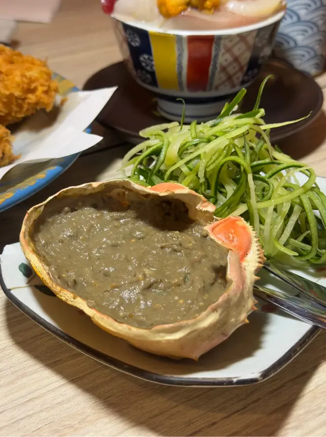 蟹味噌甲羅燒