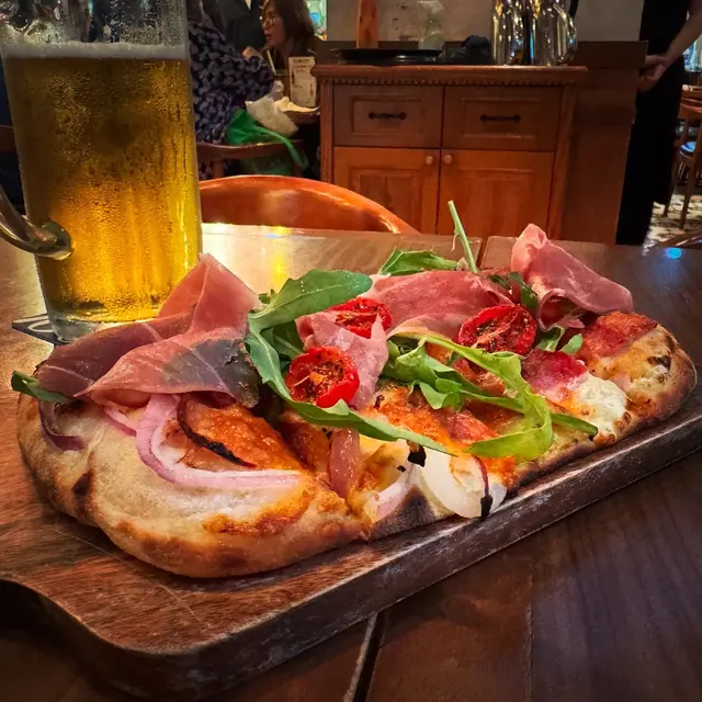 迷你黑森林火腿德式薄餅