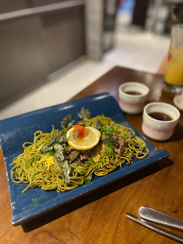 山口縣瓦片牛肉蕎麥麵