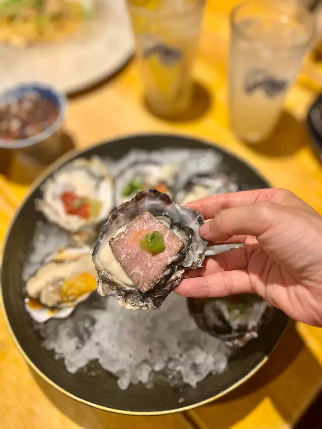 芥末烤牛肉生蠔