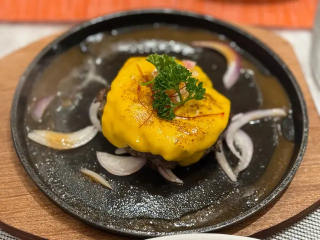 香煎芝士和牛漢堡