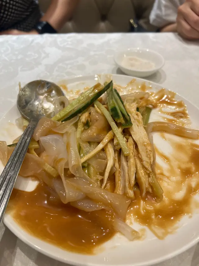 好食當唔記得影相嘅雞絲粉皮