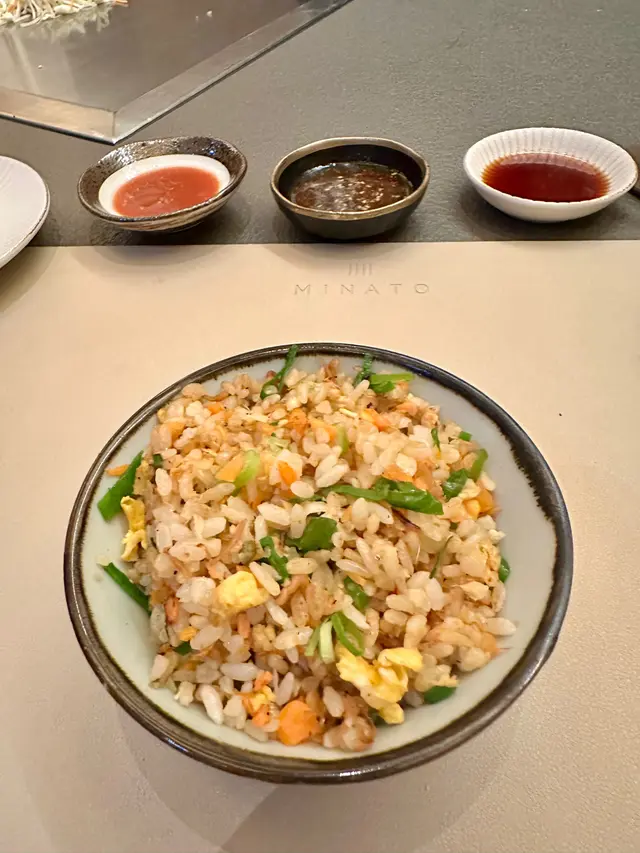 Japanese Pepper with White Bait Fried Rice / 山椒銀魚薑粒炒飯