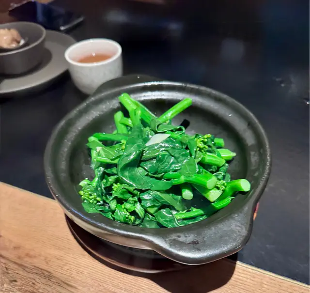 薑汁啫啫芥蘭煲