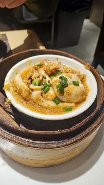 蒸大尾鱿