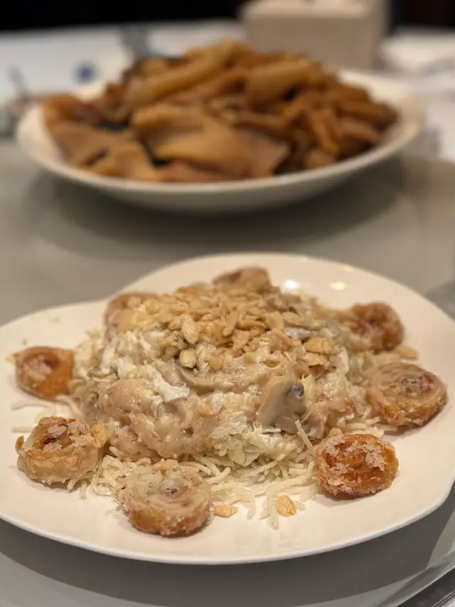 大良炒鮮奶伴野雞卷