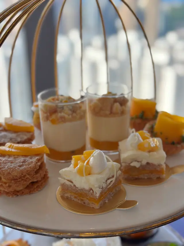 芒果熱情果芝士凍餅